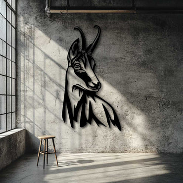 Chamois Mountain Metal Art