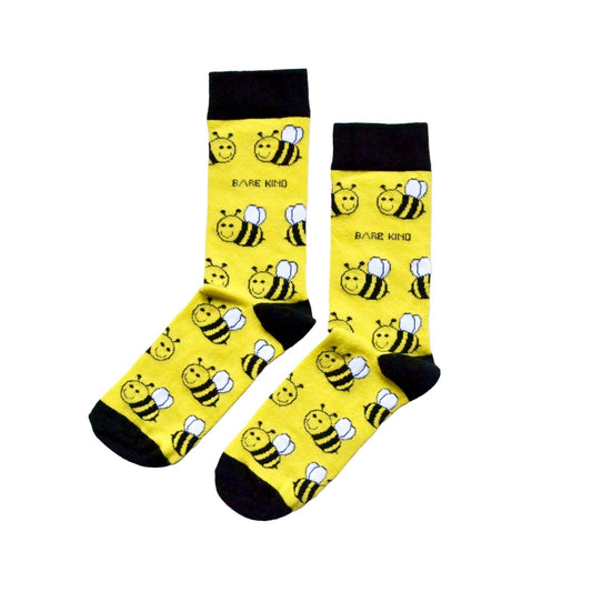Save the Bees Bamboo Socks - Rusty Deer