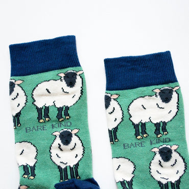 Save the Sheep Bamboo Socks - Rusty Deer