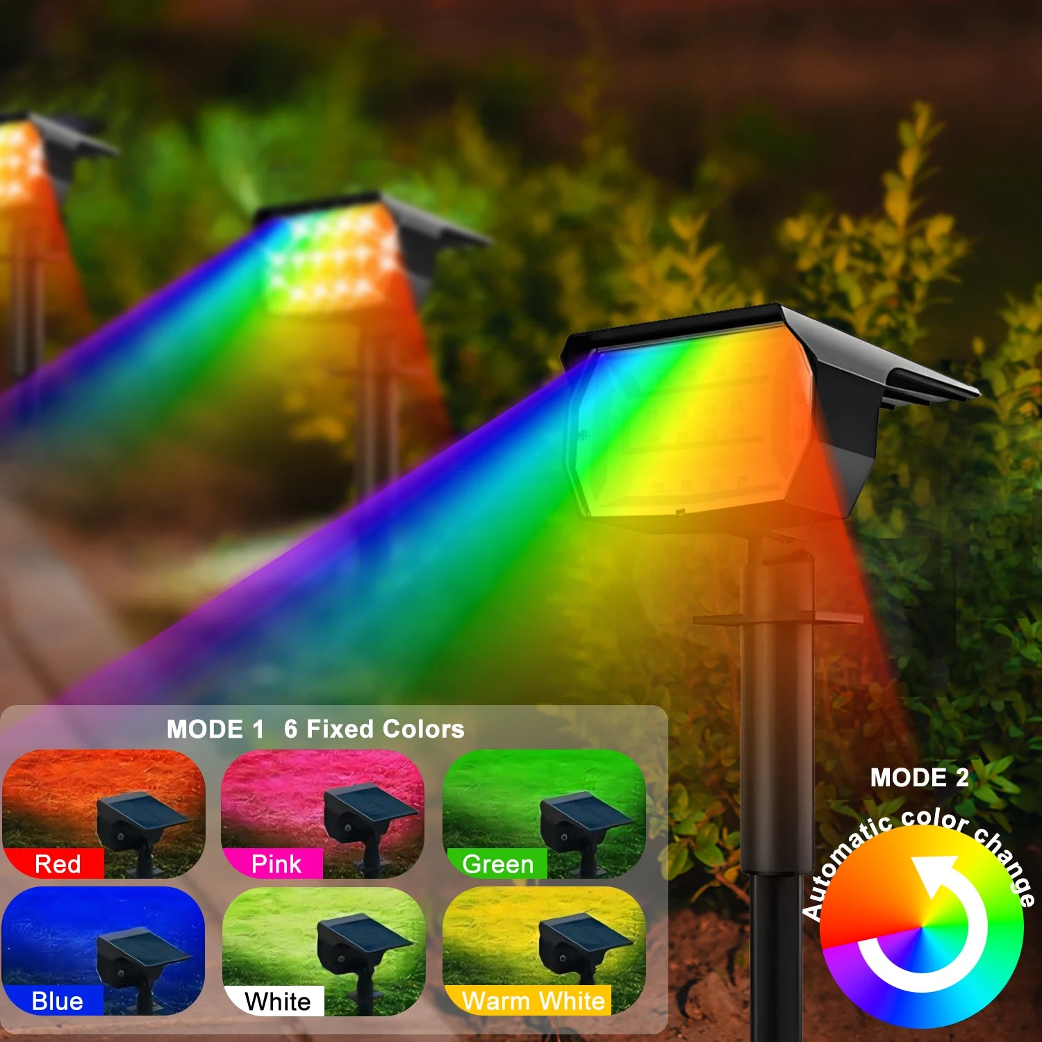 SolarGlow LED Garden Lights – Illuminate Your Outdoor Art - Rusty Deer