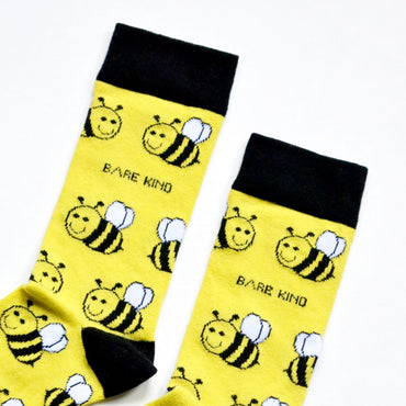 Save the Bees Bamboo Socks - Rusty Deer