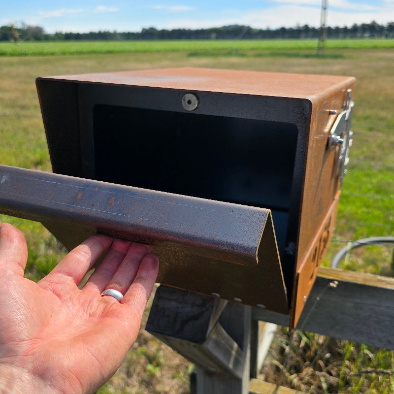 Modular Corten Steel Mailbox