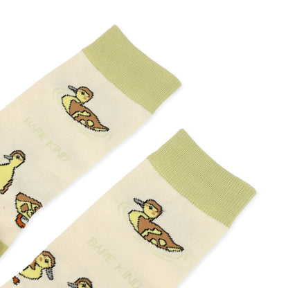 Save the Ducklings Bamboo Socks - Rusty Deer
