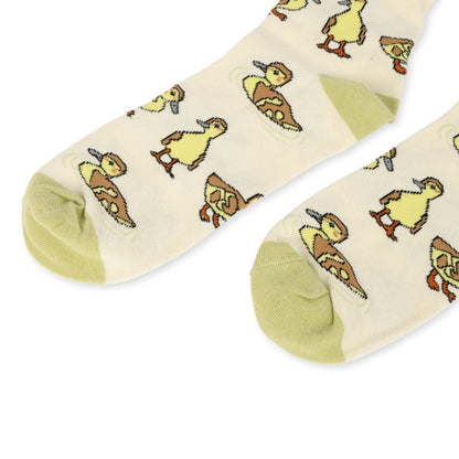 Save the Ducklings Bamboo Socks - Rusty Deer