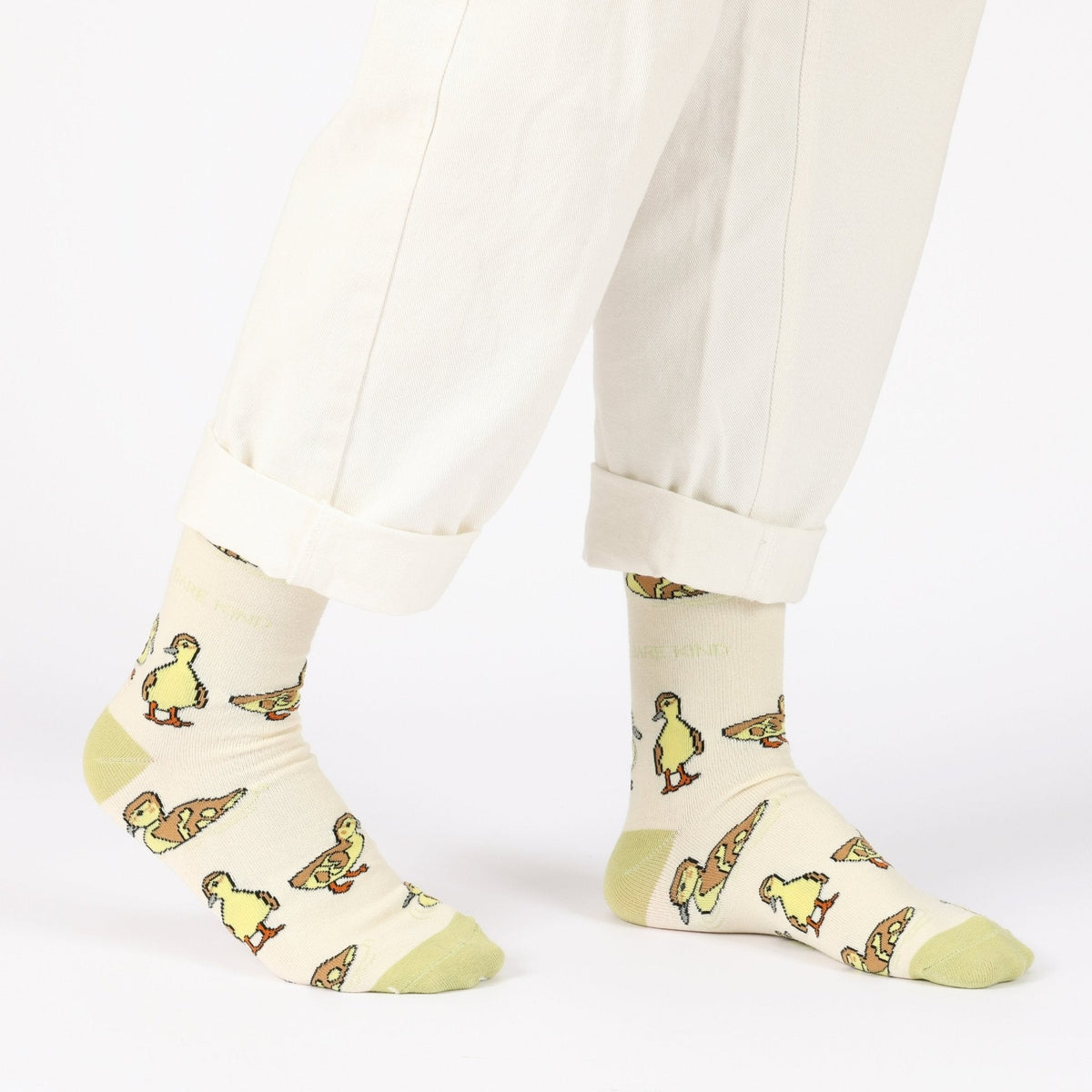 Save the Ducklings Bamboo Socks - Rusty Deer