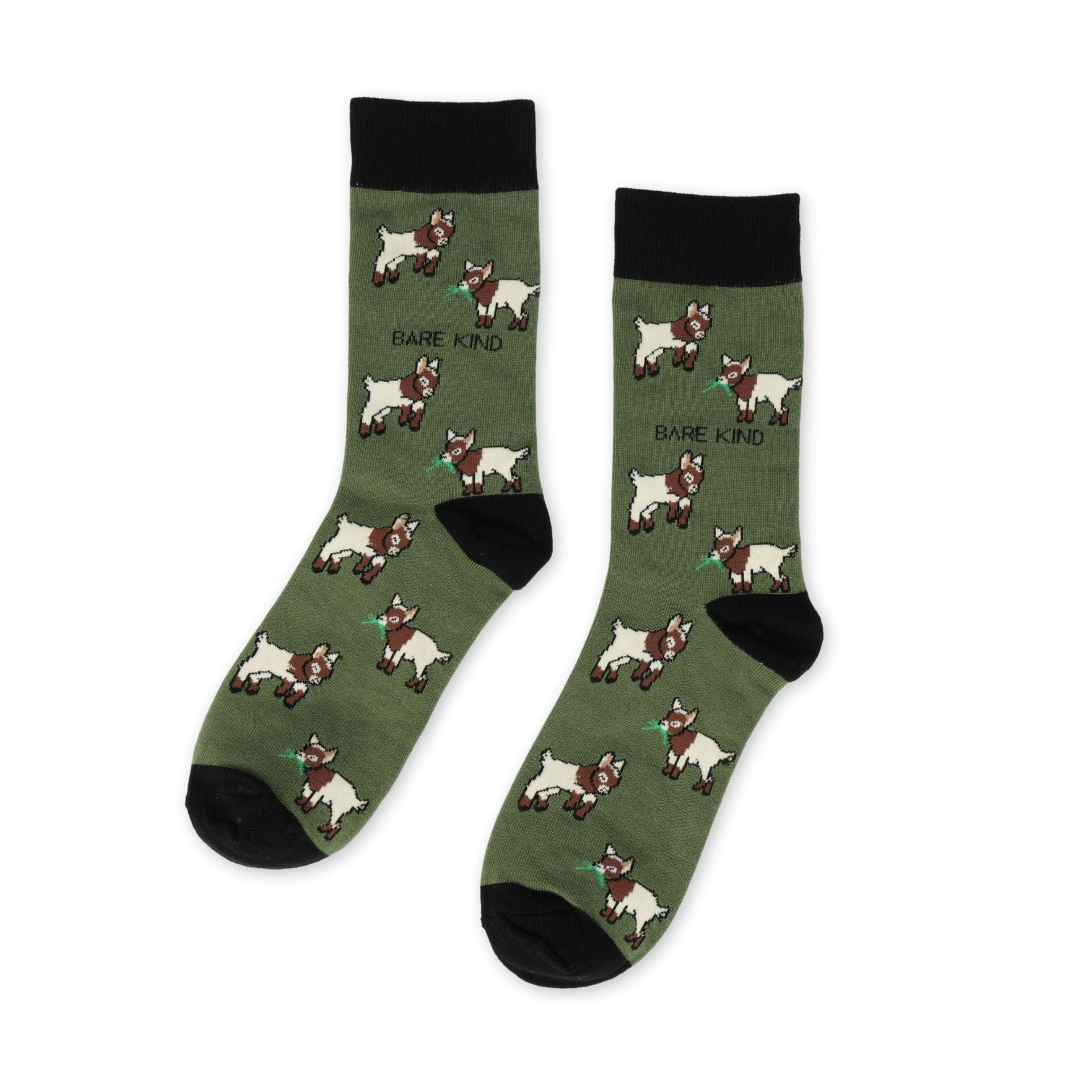 Save the Goats Bamboo Socks - Rusty Deer