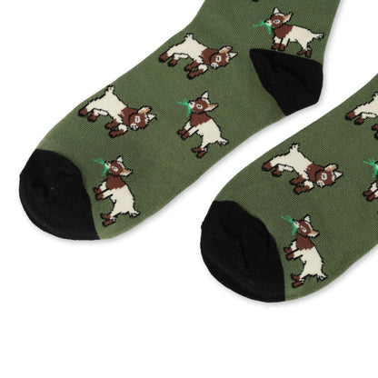Save the Goats Bamboo Socks - Rusty Deer