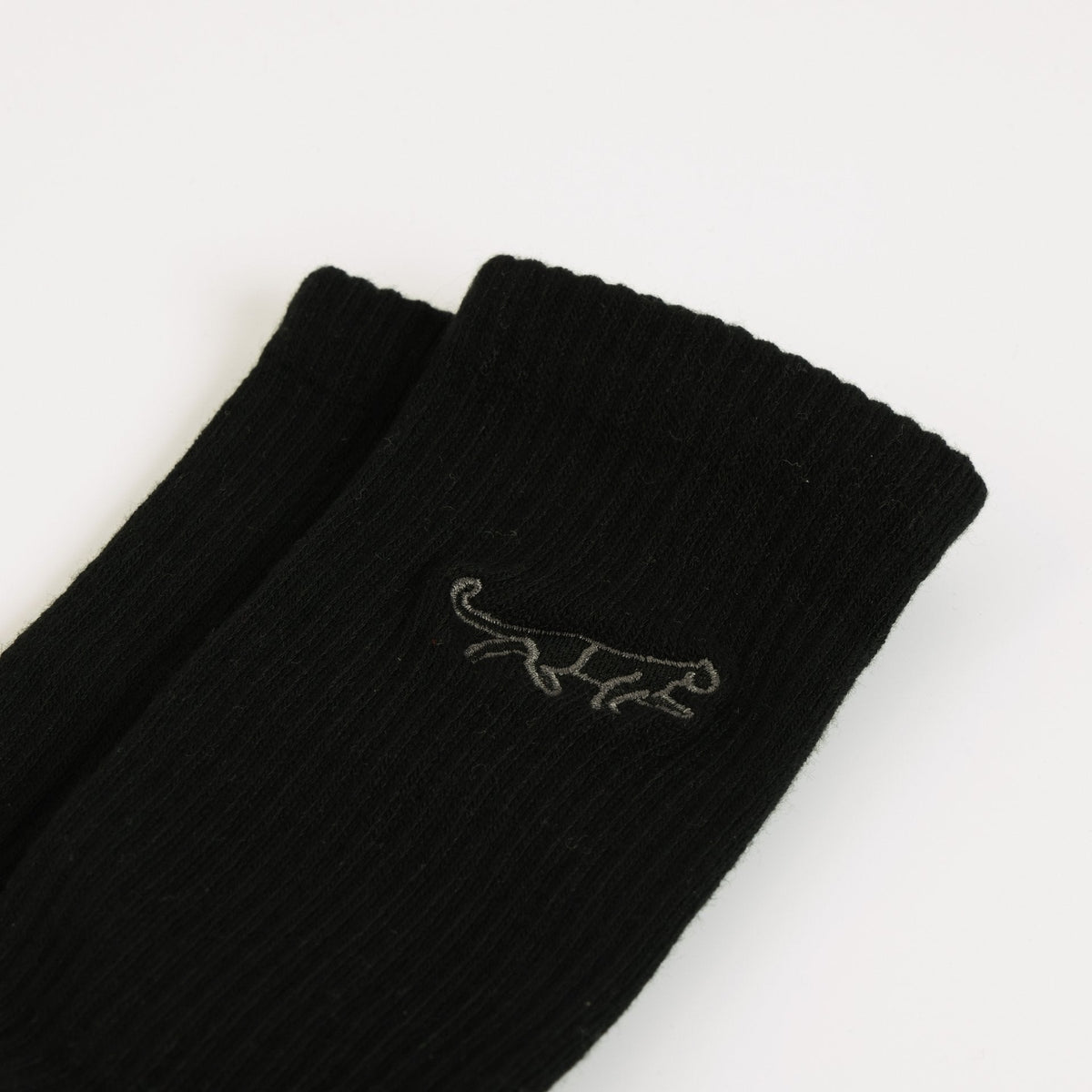 Save the Black Panthers Ribbed Bamboo Socks - Rusty Deer