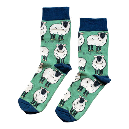 Save the Sheep Bamboo Socks - Rusty Deer