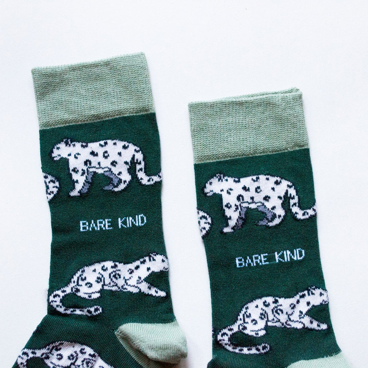 Save the Snow Leopards Bamboo Socks - Rusty Deer