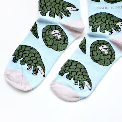 Save the Pangolins Bamboo Socks - Rusty Deer