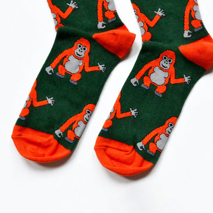 Save the Orangutans Bamboo Socks - Rusty Deer