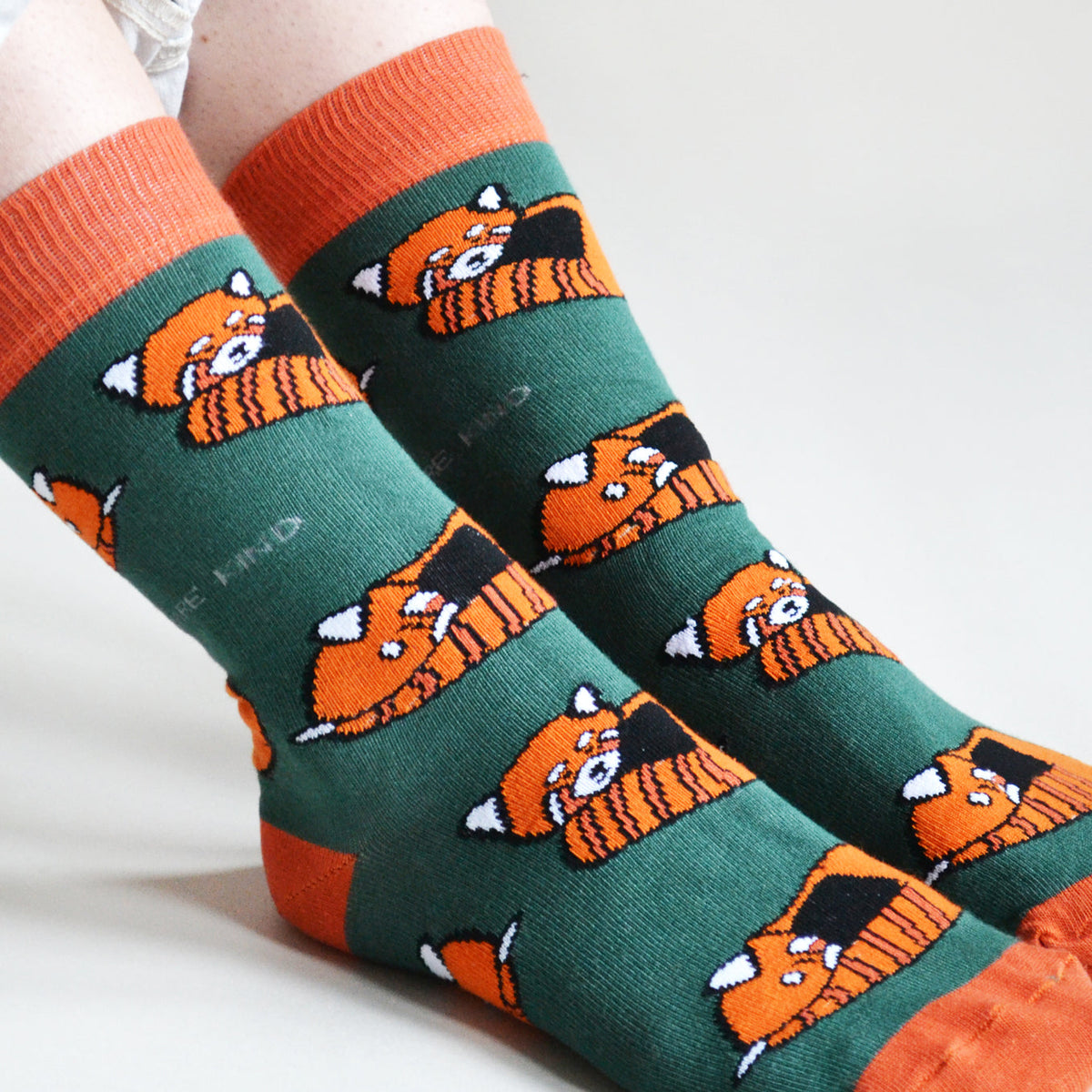 Save the Red Pandas Bamboo Socks - Rusty Deer