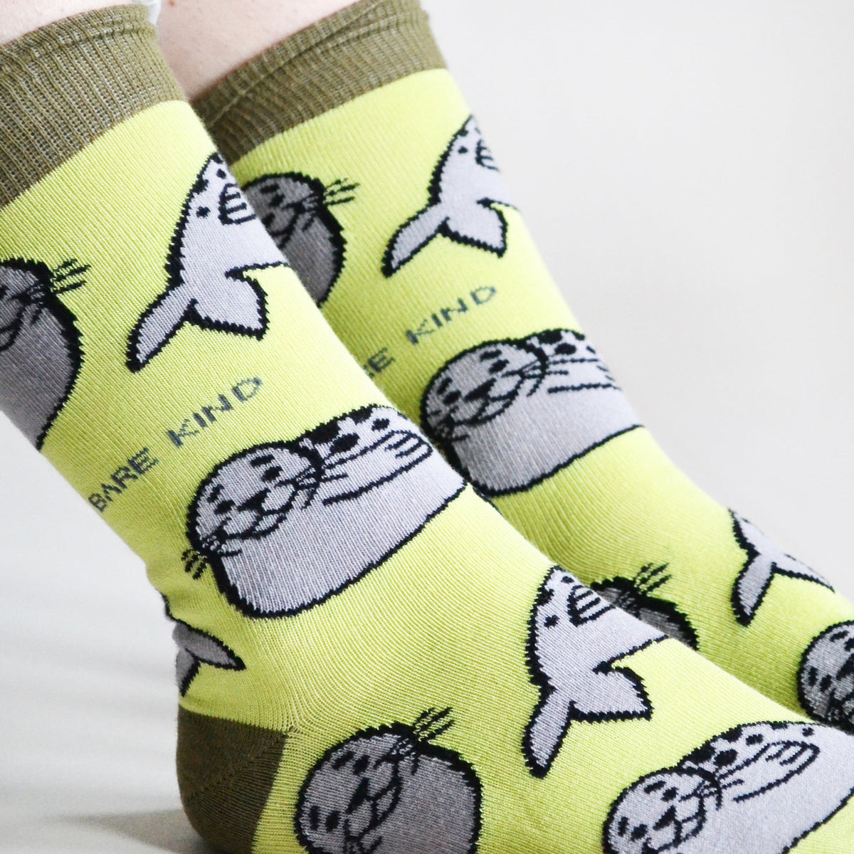 Save the Seals Bamboo Socks - Rusty Deer