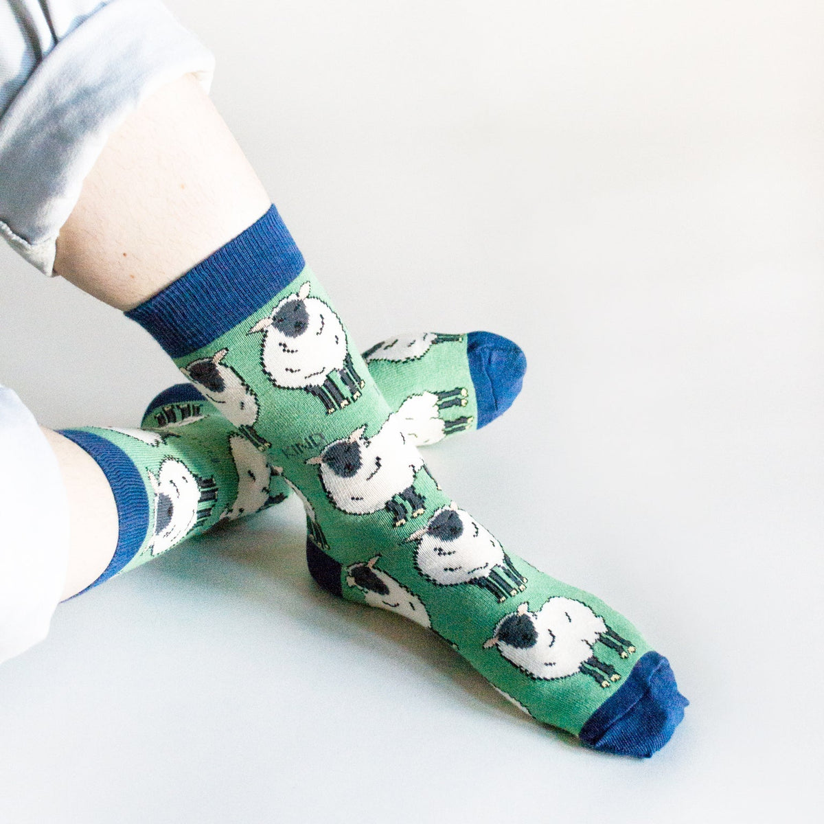 Save the Sheep Bamboo Socks - Rusty Deer