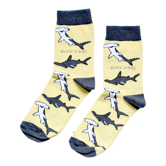 Save the Sharks Bamboo Socks - Rusty Deer