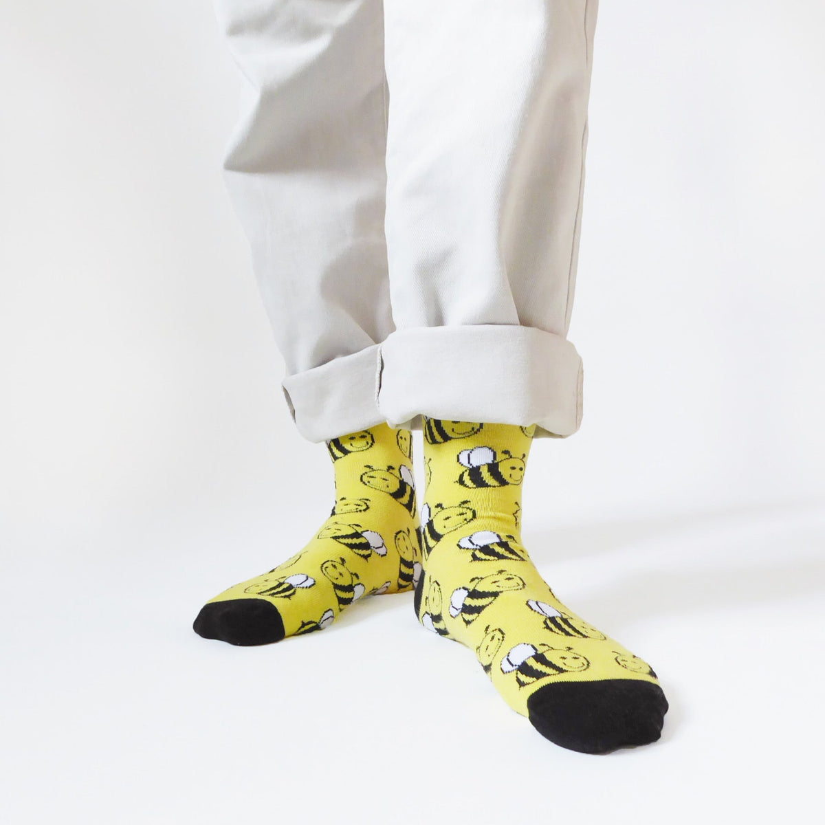 Save the Bees Bamboo Socks - Rusty Deer