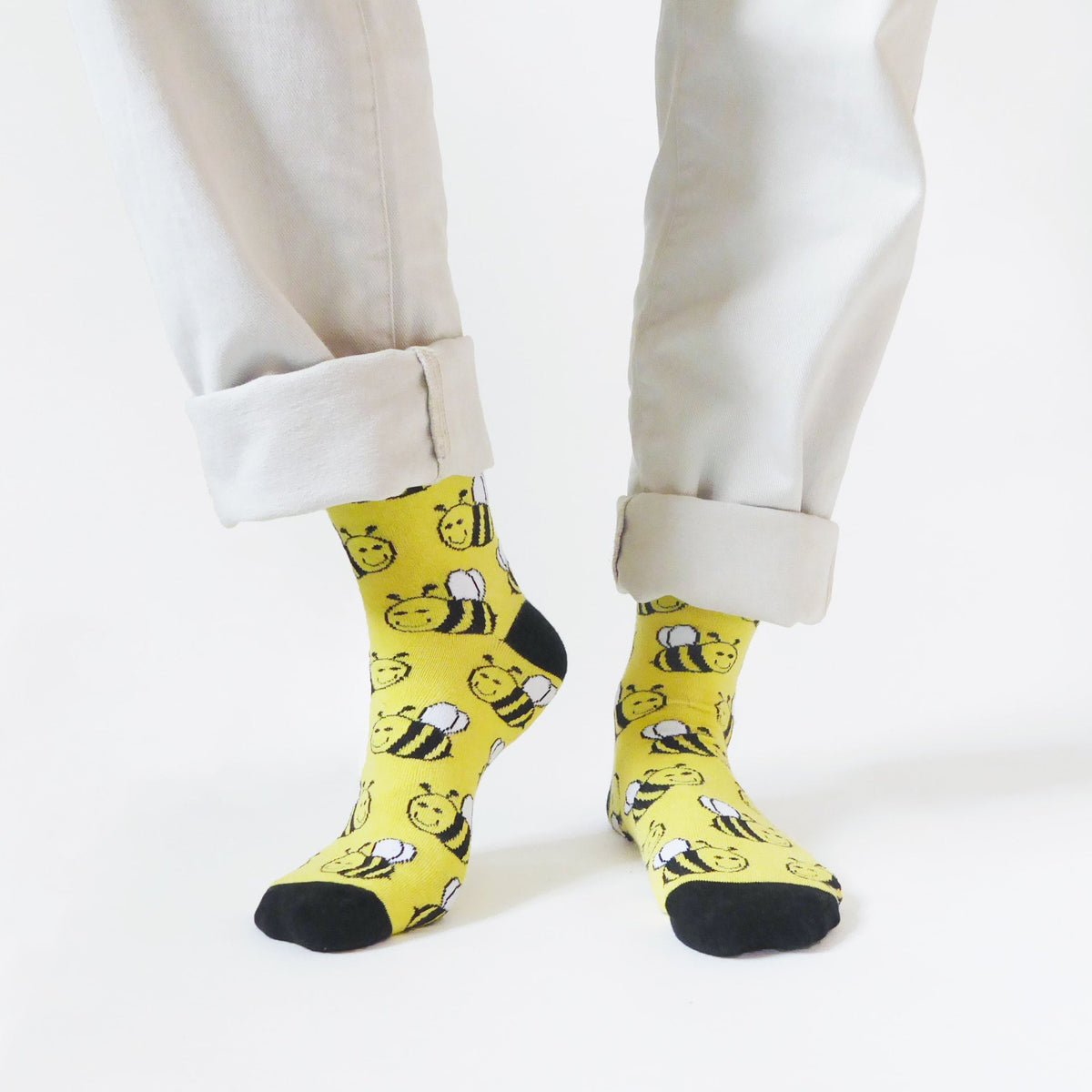 Save the Bees Bamboo Socks - Rusty Deer