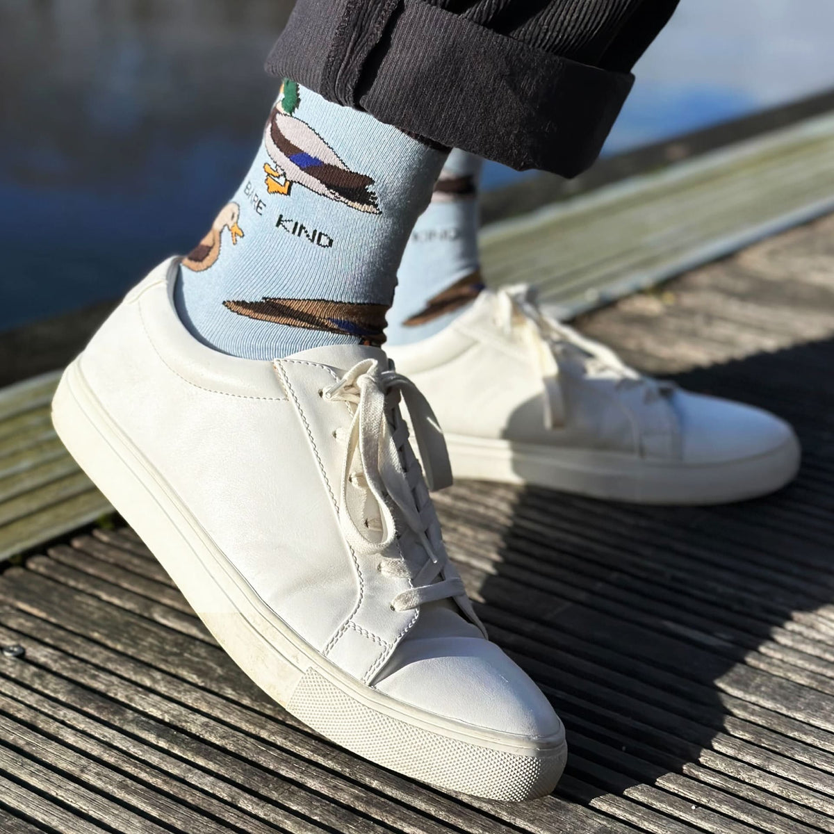Save the Ducks Bamboo Socks - Rusty Deer