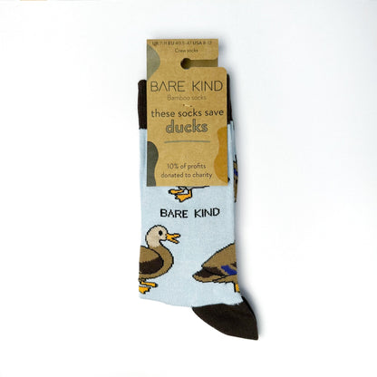 Save the Ducks Bamboo Socks - Rusty Deer