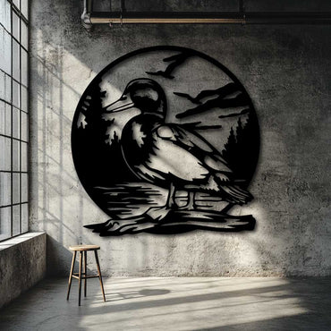 Mallard Duck Metal Art - NZ Made Wall Decor