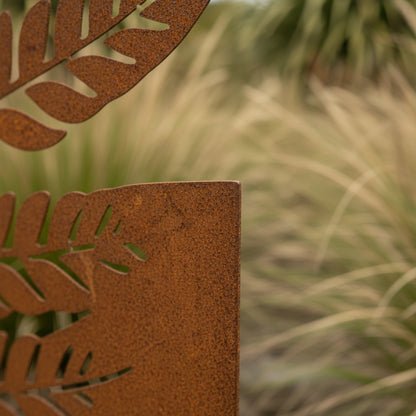 NZ Fern Silhouette Garden Art
