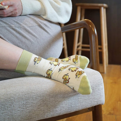 Save the Ducklings Bamboo Socks - Rusty Deer