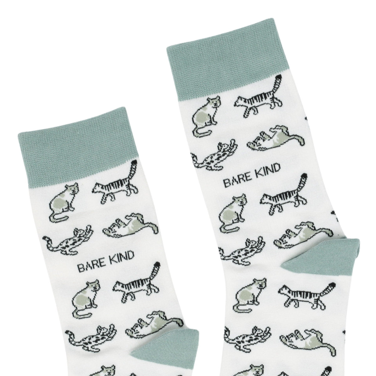 Save the Green Cat Bamboo Socks - Rusty Deer