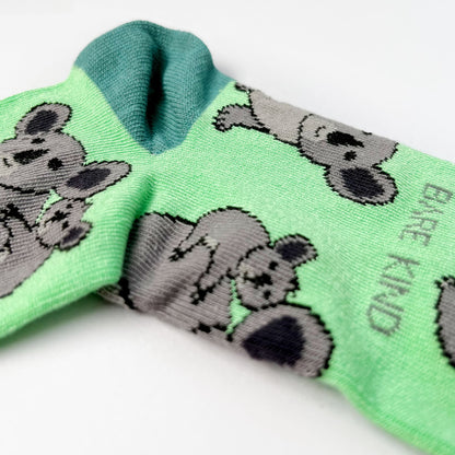 Save the Koalas Bamboo Socks - Rusty Deer
