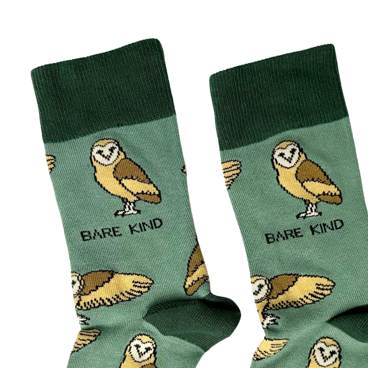 Save the Barn Owls Bamboo Socks - Rusty Deer