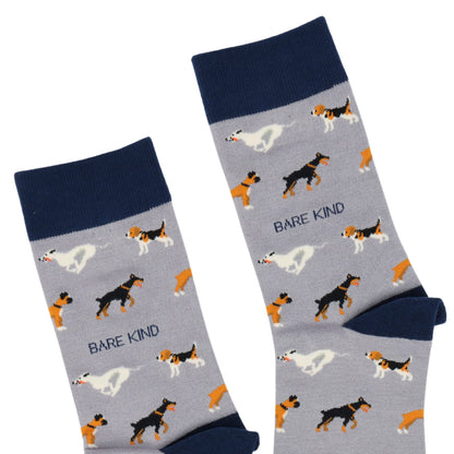 Save the Purple Dog Bamboo Socks - Rusty Deer