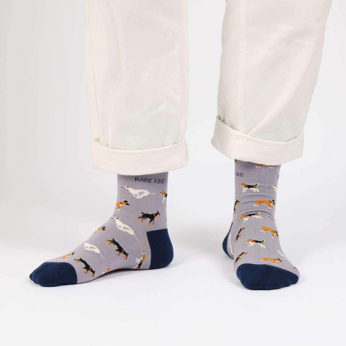 Save the Purple Dog Bamboo Socks - Rusty Deer